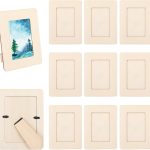 30 PCS 3.16 x 4.7 Inch Wooden Picture Frames, Unfinished Solid Wood Photo Frames for Crafts, Perfect for DIY Painting and Decorative Projects