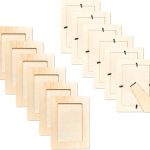 12 Pack Unfinished Wooden Frames Wood Picture Frame for 4 x 6 Photos