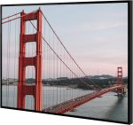 18x24 Aluminum Poster Frame, Black Metal Picture Frame with Real Glass, Wall Mount, for Photos, Art Prints, Puzzles, 1‑Pack - Image 2