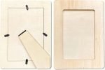 12 Pack Unfinished Wooden Frames Wood Picture Frame for 4 x 6 Photos - Image 2