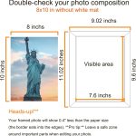 8x10 Picture Frame Dark Brown Set of 6, Display Pictures 5x7 With mat or 8x10 Without Mat - Image 2