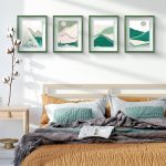 Floating Picture Frame 11x14 - Green Aluminum Metal Photo Frame - Real Glass of Front - for Wall Mount Display - Image 2