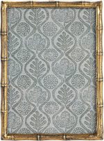 Large Metal and Reclaimed Wood Photo Frame, Gold - Image 2